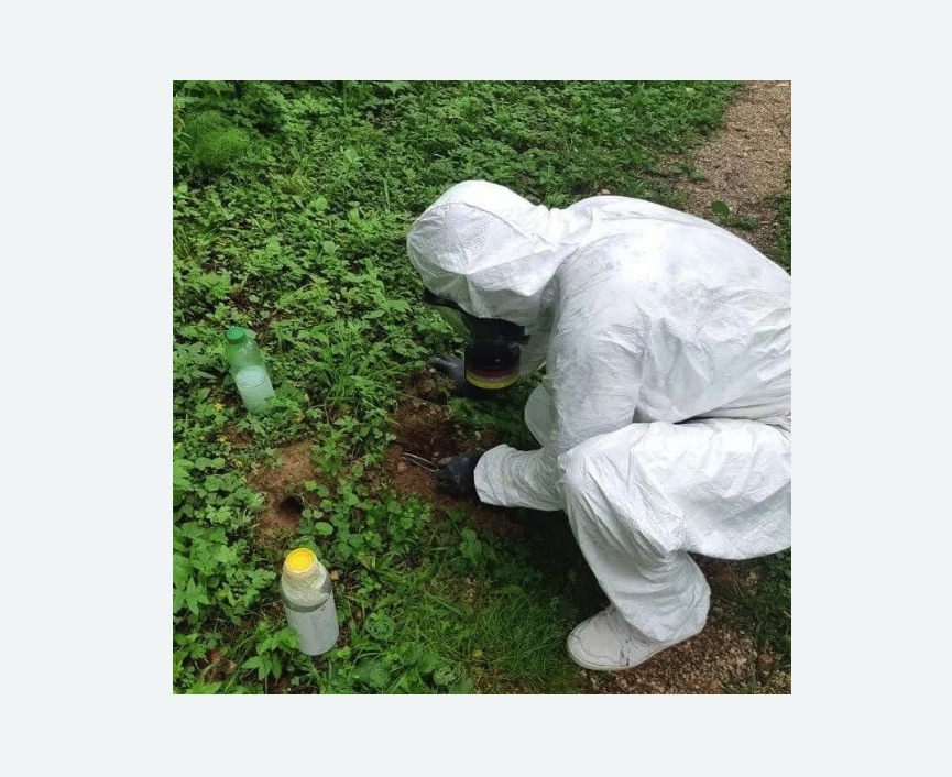 уничтожение кротов на участке в Восточном районе Москвы